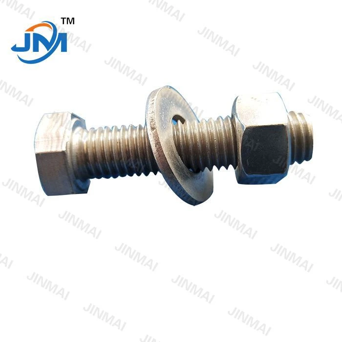 Bolt agus Cnó Galvanized Diop Te