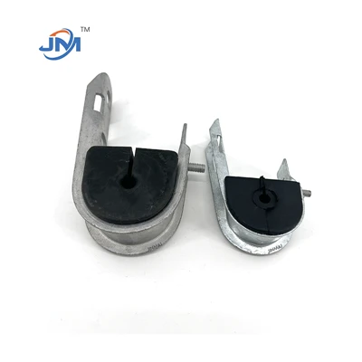 Clamp Fionraí DIP Galvanized J Hook / Clamp Crochta Cábla ADSS Le haghaidh Clamp Cuaille