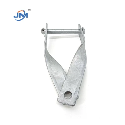 Te Dip Galvanized Cruach Twisted Strap Clevis Do Thar Ceann Líne Accessories